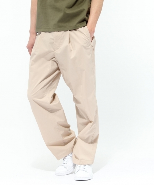 LAKOLE(ラコレ)の「TCストレッチワイドパンツ / LAKOLE(その他パンツ・メンズ・ネイビー/ベージュ/オリーブ・MEDIUM/LARGE/SMALL)」の1枚目の写真
