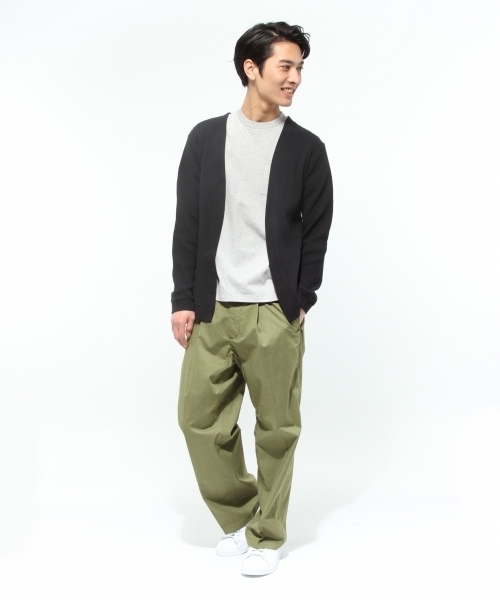 LAKOLE(ラコレ)の「TCストレッチワイドパンツ / LAKOLE(その他パンツ・メンズ・ネイビー/ベージュ/オリーブ・MEDIUM/LARGE/SMALL)」の7枚目の写真
