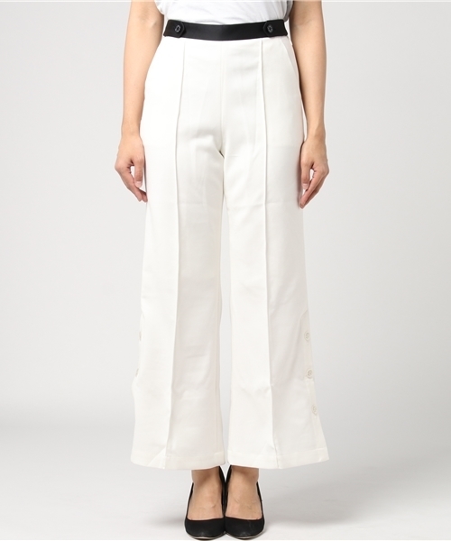 LOVELESS（ラブレス）の「【LOVELESS】WOMENS サイドスリットワイドパンツ（その他パンツ・レディース・オフホワイト・34/36）」の2枚目の写真