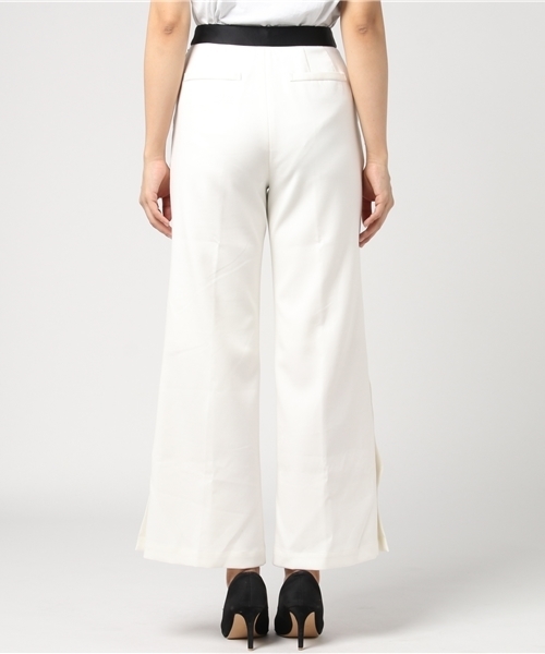 LOVELESS（ラブレス）の「【LOVELESS】WOMENS サイドスリットワイドパンツ（その他パンツ・レディース・オフホワイト・34/36）」の4枚目の写真