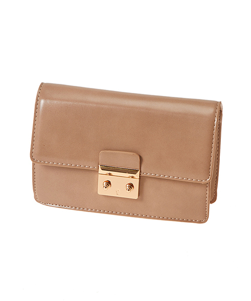 Color（カラー）の「スクエアーショルダーバッグ（ショルダーバッグ・レディース・グレー/ベージュ/ブラック・FREE）」の7枚目の写真