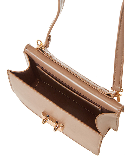 Color（カラー）の「スクエアーショルダーバッグ（ショルダーバッグ・レディース・グレー/ベージュ/ブラック・FREE）」の9枚目の写真