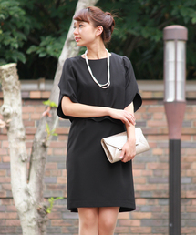 ラップスリーブ タイトワンピース/ 結婚式・成人式・謝恩会ワンピース・パーティードレス