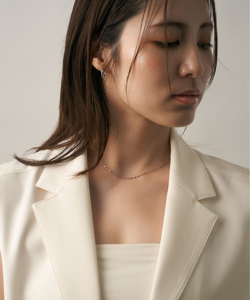 K10フラワーエクレアチェーン ネックレス（ネックレス）｜Jewel closet