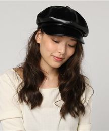 VENCEEXCHANGE | フェイクレザーキャスケット        (キャスケット)