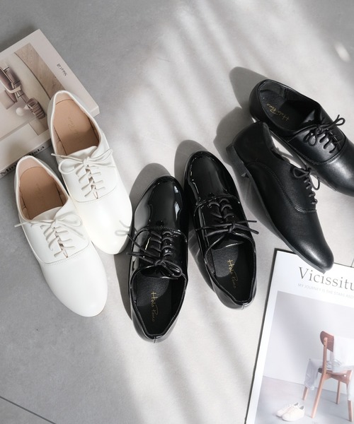 AmiAmi（アミアミ）の「【SS-3Lサイズ展開！】軽量レースアップ フラット シューズ（ローファー・レディース・シルバー/ブラック系その他/ブラック/ホワイト/シルバー系その他・S/M/L/LL/SS/3L）」の22枚目の写真