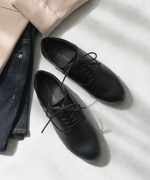 AmiAmi（アミアミ）の「【SS-3Lサイズ展開！】軽量レースアップ フラット シューズ（ローファー・レディース・シルバー/ブラック系その他/ブラック/ホワイト/シルバー系その他・S/M/L/LL/SS/3L）」の21枚目の写真