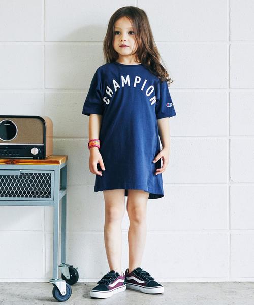 Champion チャンピオン の キッズ 別注 Champion チャンピオン ワンピース ワンピース Wear