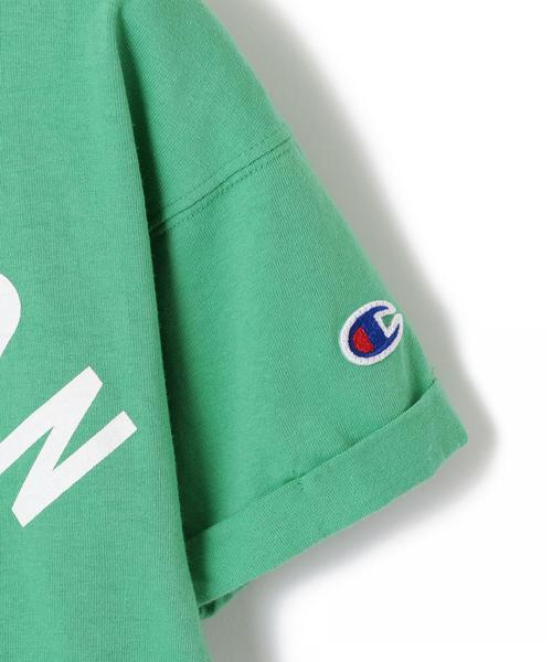 Champion（チャンピオン）の「【キッズ】別注 CHAMPION（チャンピオン）ワンピース（ワンピース・キッズ・ネイビー/ピンク/ケリー・120cm/130cm/100cm/110cm）」の5枚目の写真