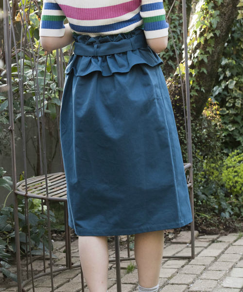 OLIVE des OLIVE（オリーブデオリーブ）の「コルセットベルトタイトスカート（スカート・レディース・ベージュ/レッド/グリーン・FREE）」の14枚目の写真