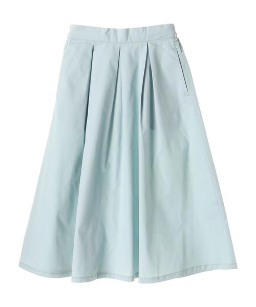 AMERICAN HOLIC（アメリカンホリック）の「・10col.フロントタックミディスカート（スカート・レディース・パープル/イエロー/ミント/ターコイズブルー/アイボリー/ピンク/ブラック/ストライプ/カーキ/ネイビー・FREE）」の15枚目の写真