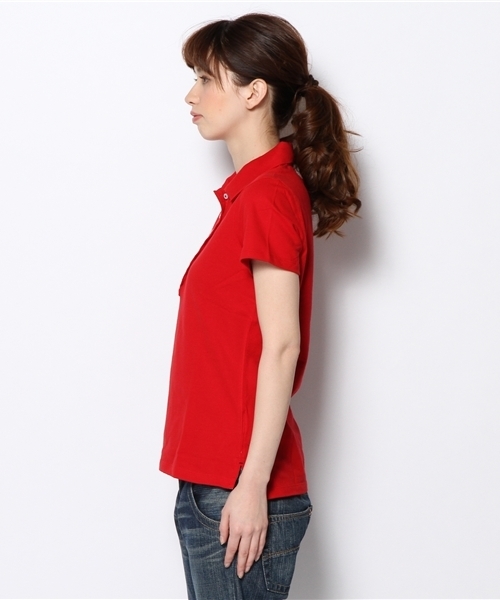 TOMMY HILFIGER(トミーヒルフィガー)の「CHIARA STRECH PIQUE POLO (ポロシャツ・レディース・ホワイト/ブラック/ブルー/ネイビー/イエロー/レッド・SMALL/MEDIUM)」の7枚目の写真