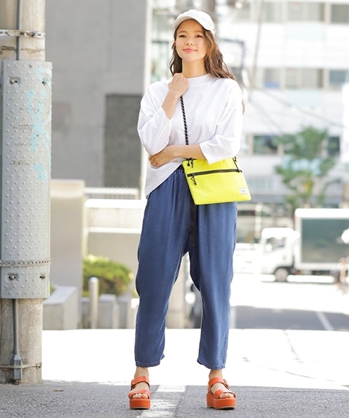 niko and...（ニコアンド）の「6XL天竺ハーフスリーブTシャツ（Tシャツ/カットソー・レディース・パープル/オフホワイト/ライトグリーン/チャコール・MEDIUM/LARGE）」の8枚目の写真