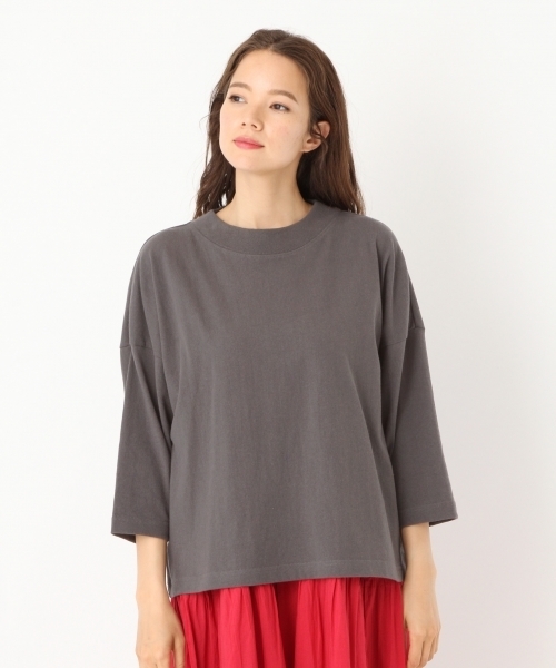 niko and...（ニコアンド）の「6XL天竺ハーフスリーブTシャツ（Tシャツ/カットソー・レディース・パープル/オフホワイト/ライトグリーン/チャコール・MEDIUM/LARGE）」の15枚目の写真