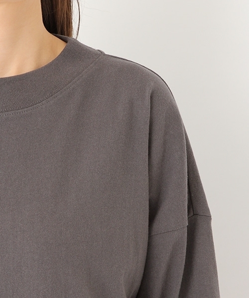 niko and...（ニコアンド）の「6XL天竺ハーフスリーブTシャツ（Tシャツ/カットソー・レディース・パープル/オフホワイト/ライトグリーン/チャコール・MEDIUM/LARGE）」の16枚目の写真