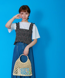 AS KNOW AS PINKY | くしゅベア☆ＳＥＴプルオーバー【半袖・ＰＯ】(Tシャツ/カットソー)
