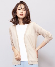 UV加工長袖カーディガン