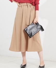 natural couture | Dかんベルト付きスカート(スカート)