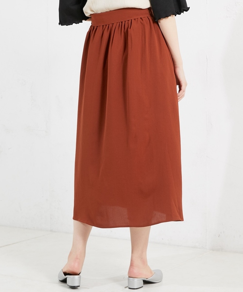 natural couture（ナチュラルクチュール）の「Dかんベルト付きスカート（スカート・レディース・ベージュ/ブラウン/グリーン・FREE）」の14枚目の写真