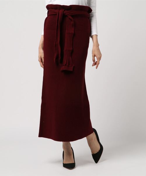 セール And A タイトシルエット ニットマキシスカート スカート And A アンドエー のファッション通販 Zozotown