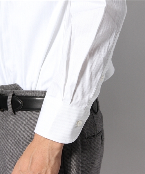 UNITED ARROWS(ユナイテッドアローズ)の「UA ヘリンボーンセミワイドシャツ◆(シャツ/ブラウス・メンズ・ホワイト・36cm/37cm/38cm/39cm/40cm/41cm/42cm/43cm)」の7枚目の写真