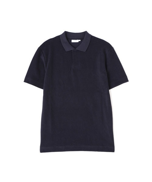 SUNSPEL(サンスペル)の「SUNSPEL / MEN’S?COTTON TOWELLING(ポロシャツ・メンズ・ホワイト/ネイビー・SMALL/MEDIUM/LARGE)」の2枚目の写真