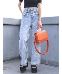 EMODA | STRINGケミカルハイウエストジーンズ(デニムパンツ)