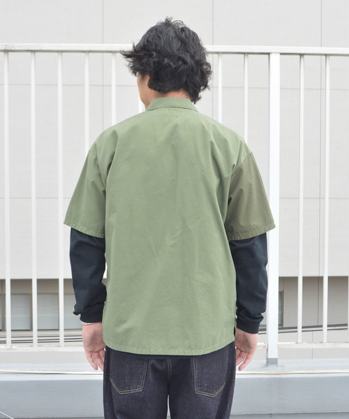 ROOPTOKYO（ループトウキョウ）の「FDMTL/ファンダメンタル DROP SHOULDER H/S SHIRT（シャツ/ブラウス・メンズ・ブラック/カーキ・2/3）」の12枚目の写真