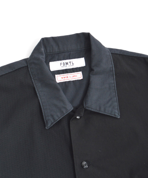 ROOPTOKYO（ループトウキョウ）の「FDMTL/ファンダメンタル DROP SHOULDER H/S SHIRT（シャツ/ブラウス・メンズ・ブラック/カーキ・2/3）」の6枚目の写真
