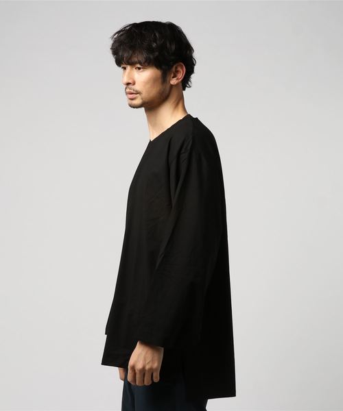 チャイハネ（チャイハネ）の「【チャイハネ】yul 薙刀袖メンズトップス（Tシャツ/カットソー・メンズ・ブラック/ブルー/ホワイト・FREE）」の7枚目の写真