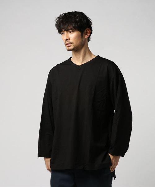 チャイハネ（チャイハネ）の「【チャイハネ】yul 薙刀袖メンズトップス（Tシャツ/カットソー・メンズ・ブラック/ブルー/ホワイト・FREE）」の10枚目の写真