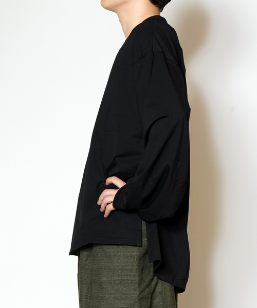 チャイハネ（チャイハネ）の「【チャイハネ】yul 薙刀袖メンズトップス（Tシャツ/カットソー・メンズ・ブラック/ブルー/ホワイト・FREE）」の6枚目の写真