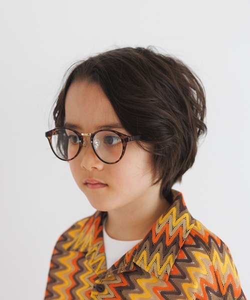 BAYFLOW（ベイフロー）の「[UVカット機能つき]UVボストンダテメガネ(KIDS)（メガネ・キッズ・ブラック/ブラウン・FREE）」の20枚目の写真