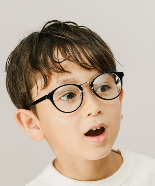 BAYFLOW（ベイフロー）の「[UVカット機能つき]UVボストンダテメガネ(KIDS)（メガネ・キッズ・ブラック/ブラウン・FREE）」の19枚目の写真