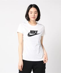 NIKE ナイキ W ESS アイコン フューチュラ S/S Tシャツ BV6170-100 WHITE/BLACK