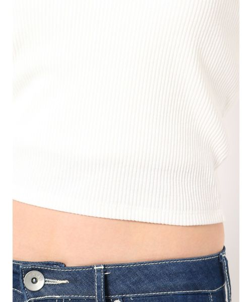 GYDA（ジェイダ）の「2WAYバインダーTシャツ（Tシャツ/カットソー・レディース・ブラック/ベージュ/オフホワイト/その他/その他2/イエロー・FREE）」の10枚目の写真