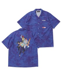 XLARGE�i�G�N�X�g�����[�W�j�́u�yXLARGE×�H�V�����zS/S YUYUHAKUSHO OPEN COLLAR SHIRT�i�V���c/�u���E�X�j�v