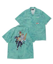 XLARGE�i�G�N�X�g�����[�W�j�́u�yXLARGE×�H�V�����zS/S YUYUHAKUSHO OPEN COLLAR SHIRT�i�V���c/�u���E�X�j�v