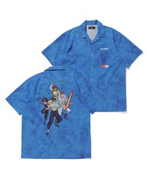 XLARGE�i�G�N�X�g�����[�W�j�́u�yXLARGE×�H�V�����zS/S YUYUHAKUSHO OPEN COLLAR SHIRT�i�V���c/�u���E�X�j�v