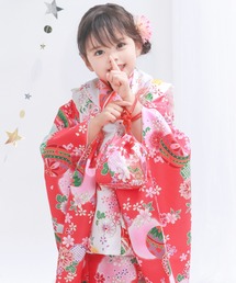 ねこ出品　七五三（三歳女の子）着物 10点セット　フリーサイズ Amazon | [KYOETSU] [キョウエツ] 七五三 3歳 女の子 着物