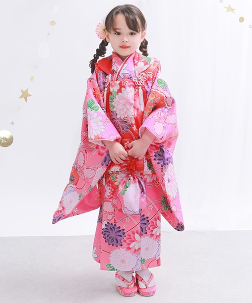 被布セット 七五三 3歳 女の子 9点セット A（着物）｜KYOETSU