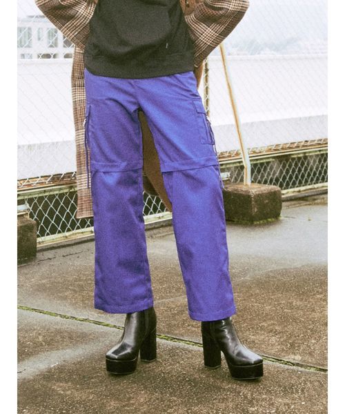 jouetie(ジュエティ)の「2WAYミリタリーパンツ(その他パンツ・レディース・ブラック/ベージュ/カーキ/ブルー・MEDIUM)」の4枚目の写真