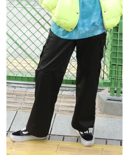 jouetie(ジュエティ)の「2WAYミリタリーパンツ(その他パンツ・レディース・ブラック/ベージュ/カーキ/ブルー・MEDIUM)」の2枚目の写真