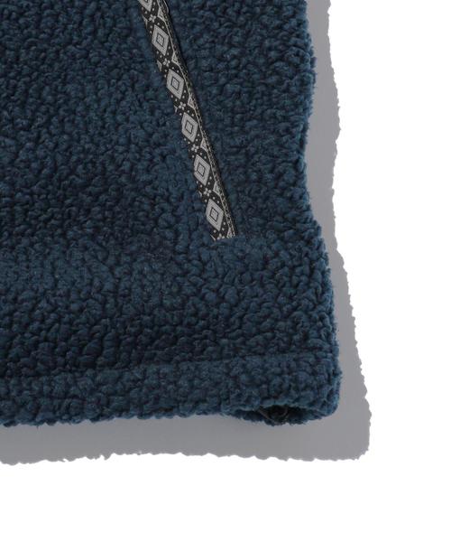 THE NORTH FACE(ザノースフェイス)の「<THE NORTH FACE> POLAR FIELD PULL OVER/フリース(ブルゾン・メンズ・パープル/ネイビー/イエロー・LARGE/MEDIUM)」の9枚目の写真