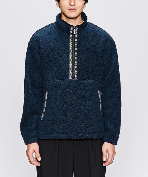 THE NORTH FACE(ザノースフェイス)の「<THE NORTH FACE> POLAR FIELD PULL OVER/フリース(ブルゾン・メンズ・パープル/ネイビー/イエロー・LARGE/MEDIUM)」の20枚目の写真