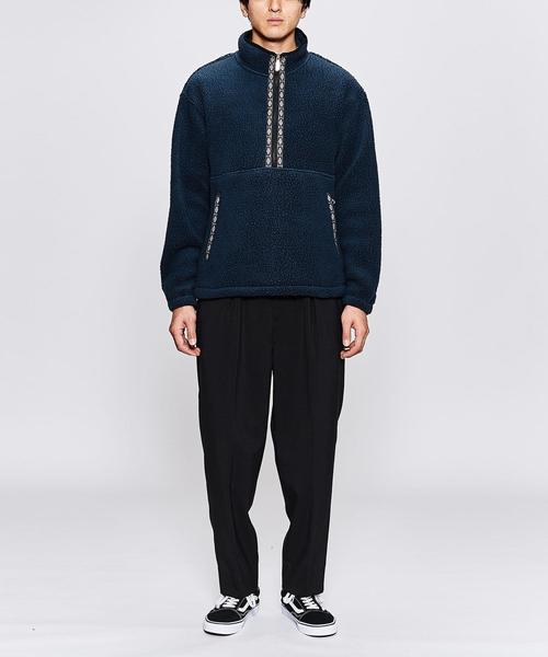 THE NORTH FACE(ザノースフェイス)の「<THE NORTH FACE> POLAR FIELD PULL OVER/フリース(ブルゾン・メンズ・パープル/ネイビー/イエロー・LARGE/MEDIUM)」の16枚目の写真