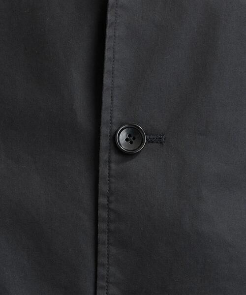 green label relaxing（グリーンレーベルリラクシング）の「NM ハッスイ フード バルカラー コート ＜ 機能性 / ストレッチ・撥水 ＞（ステンカラーコート・メンズ・ベージュ/ネイビー/コバルトブルー・S/XL/XXL/L/M）」の8枚目の写真