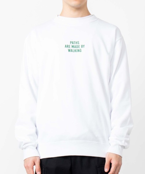 WEGO（ウィゴー）の「WEGO/バックプリントロゴビッグシルエットプルオーバー（スウェット・メンズ・ホワイト/ブラック/ベージュ・SMALL/MEDIUM/LARGE）」の10枚目の写真