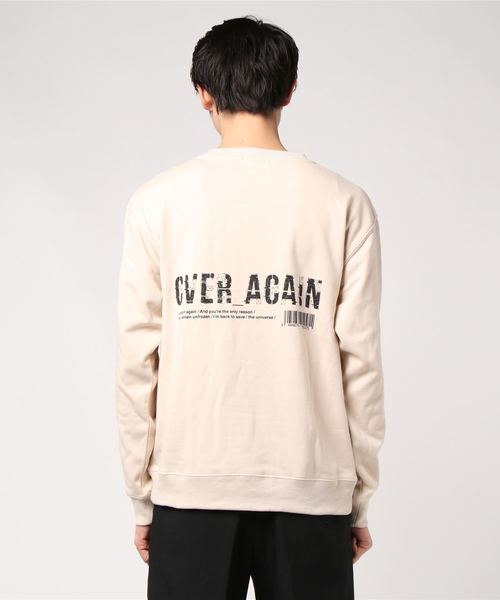 WEGO（ウィゴー）の「WEGO/バックプリントロゴビッグシルエットプルオーバー（スウェット・メンズ・ホワイト/ブラック/ベージュ・SMALL/MEDIUM/LARGE）」の22枚目の写真