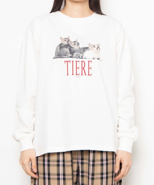 WEGO（ウィゴー）の「WEGO/リアリティアニマルロンT（Tシャツ/カットソー・レディース・その他2/その他3/その他1・FREE）」の16枚目の写真